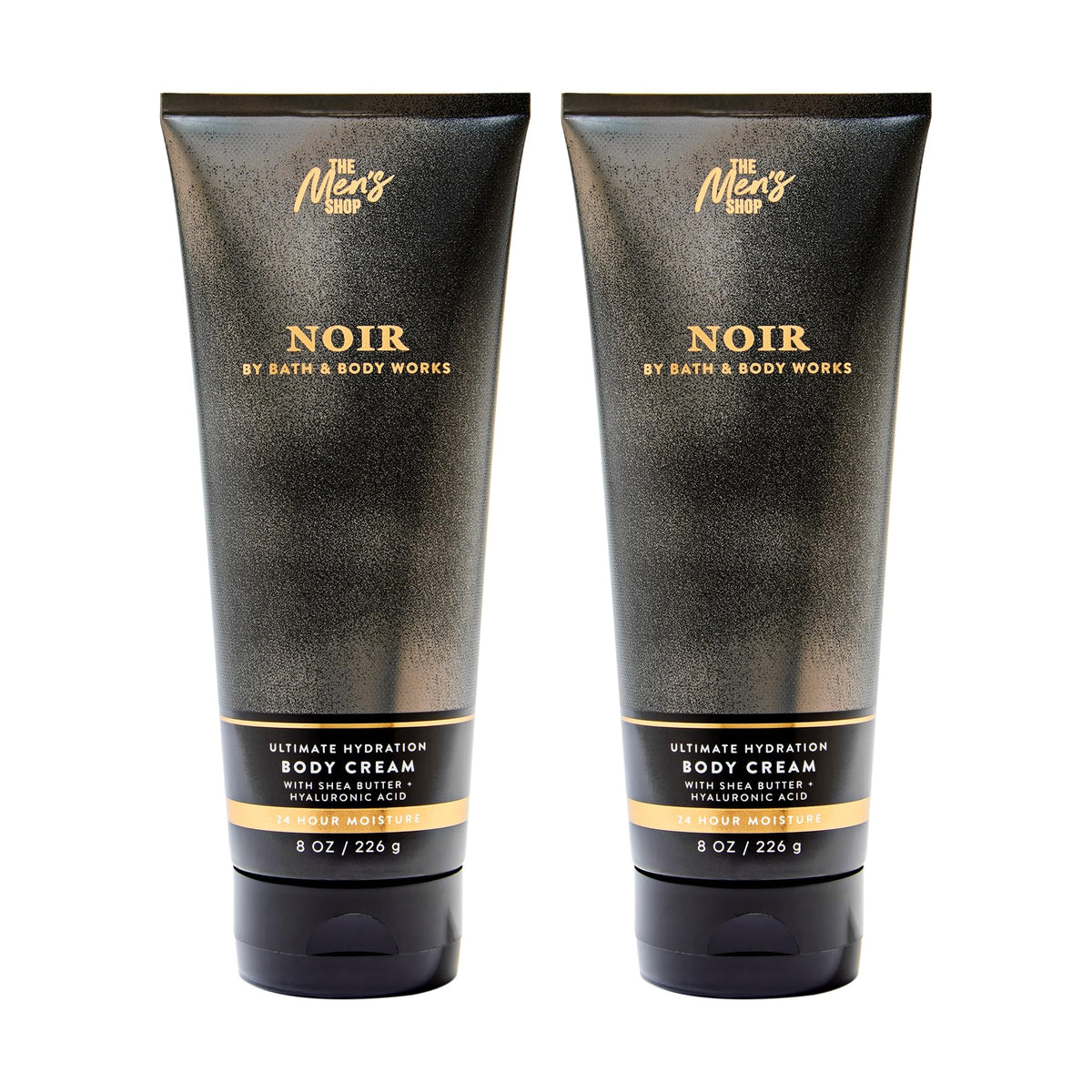 Bath & Body Works body cream for men Noir Scent 8 oz 2 pack