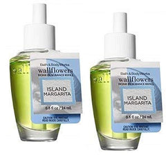 Bath and Body Works Island Margarita Wallflowers fragrance refill 0.8 Oz two-pack