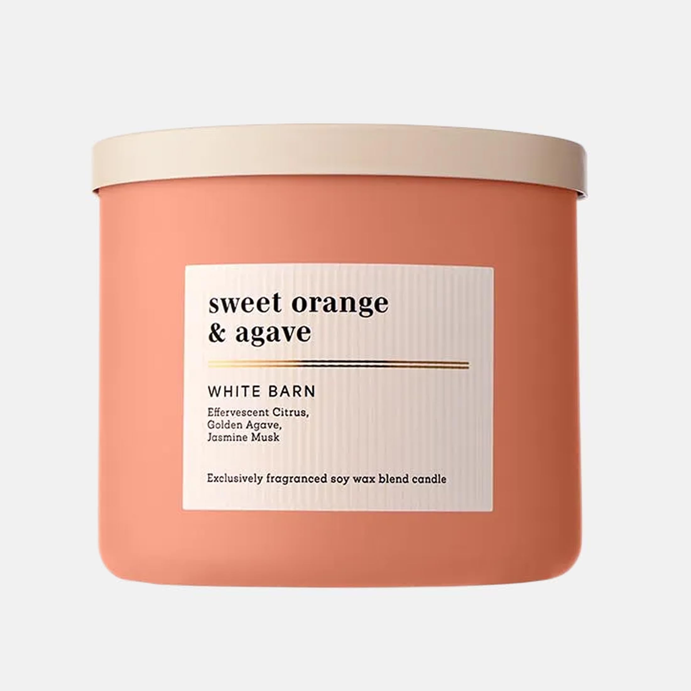 Bath & Body Works 3-Wick Candle Sweet Orange & Agave Citrus 14.5 oz jar