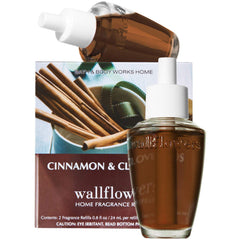 Bath & Body Works Cinnamon and Clove Buds Wallflowers Refills 2 bulbs pack