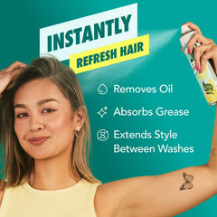 Pack of three Batiste Original Fragrance dry shampoo bottles