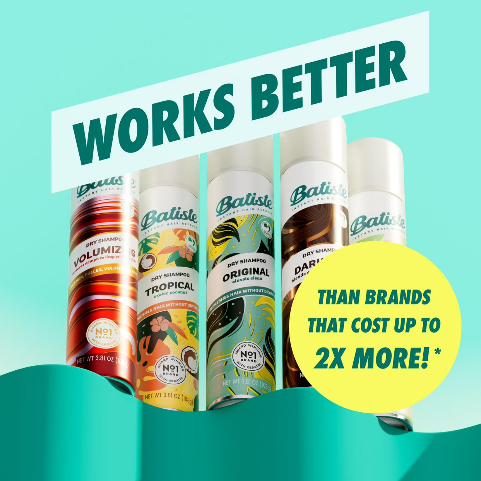 Batiste Original Fragrance packaging and bottles
