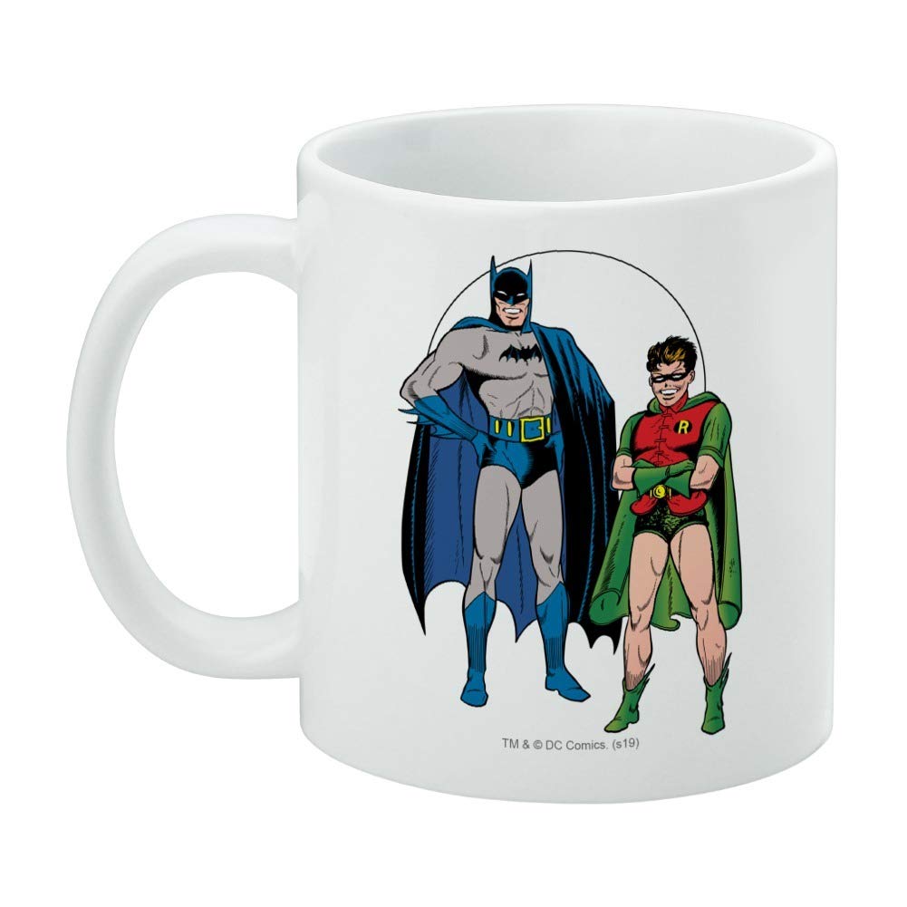 Officially licensed Batman mug by Warner Bros white ceramic 11oz