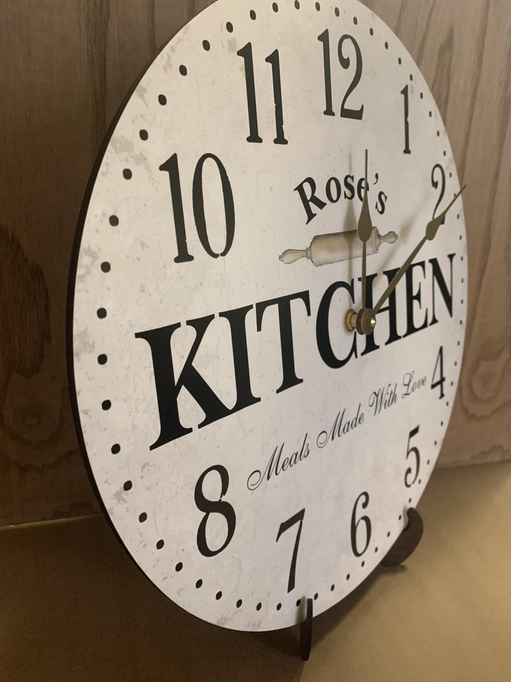 Five size options available for this clock
