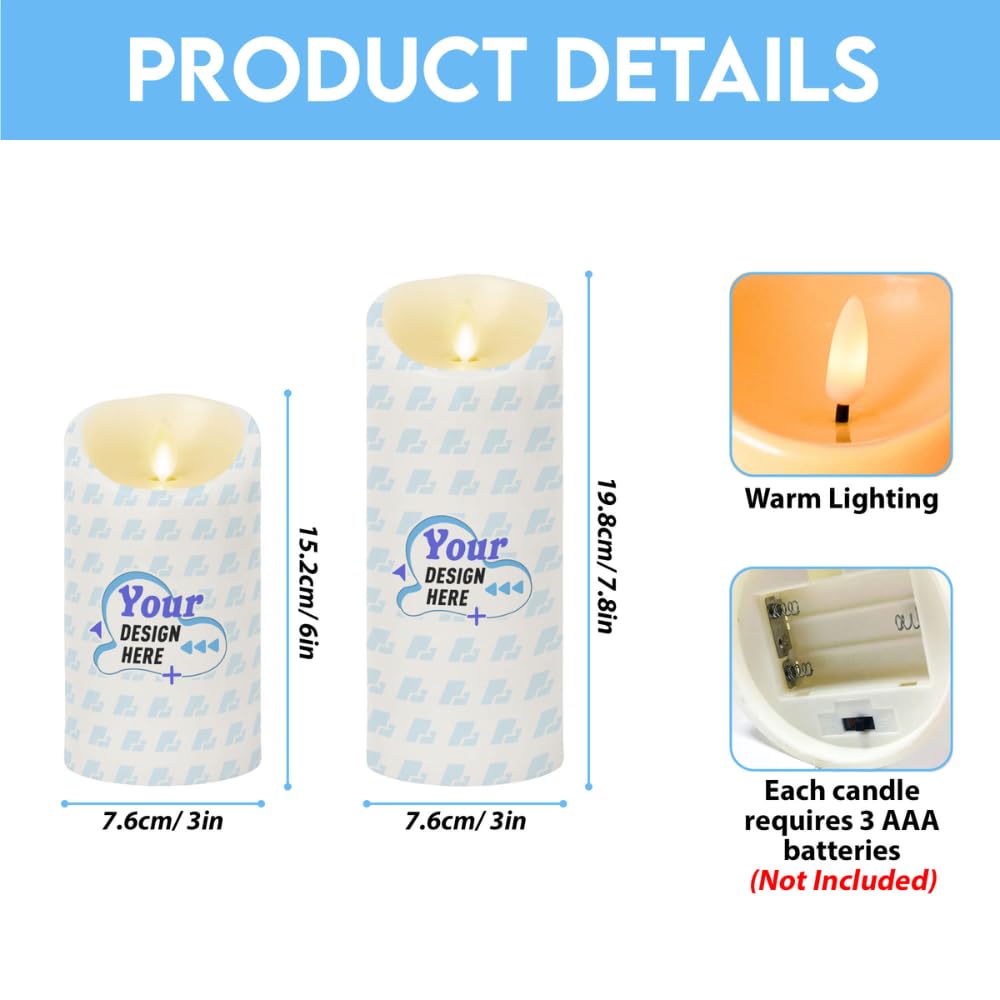 This Light Remains as a Loving Memory quote on LED candle