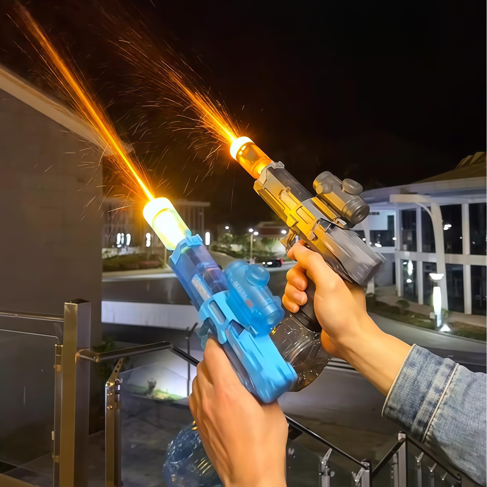Manual and automatic shooting modes water gun