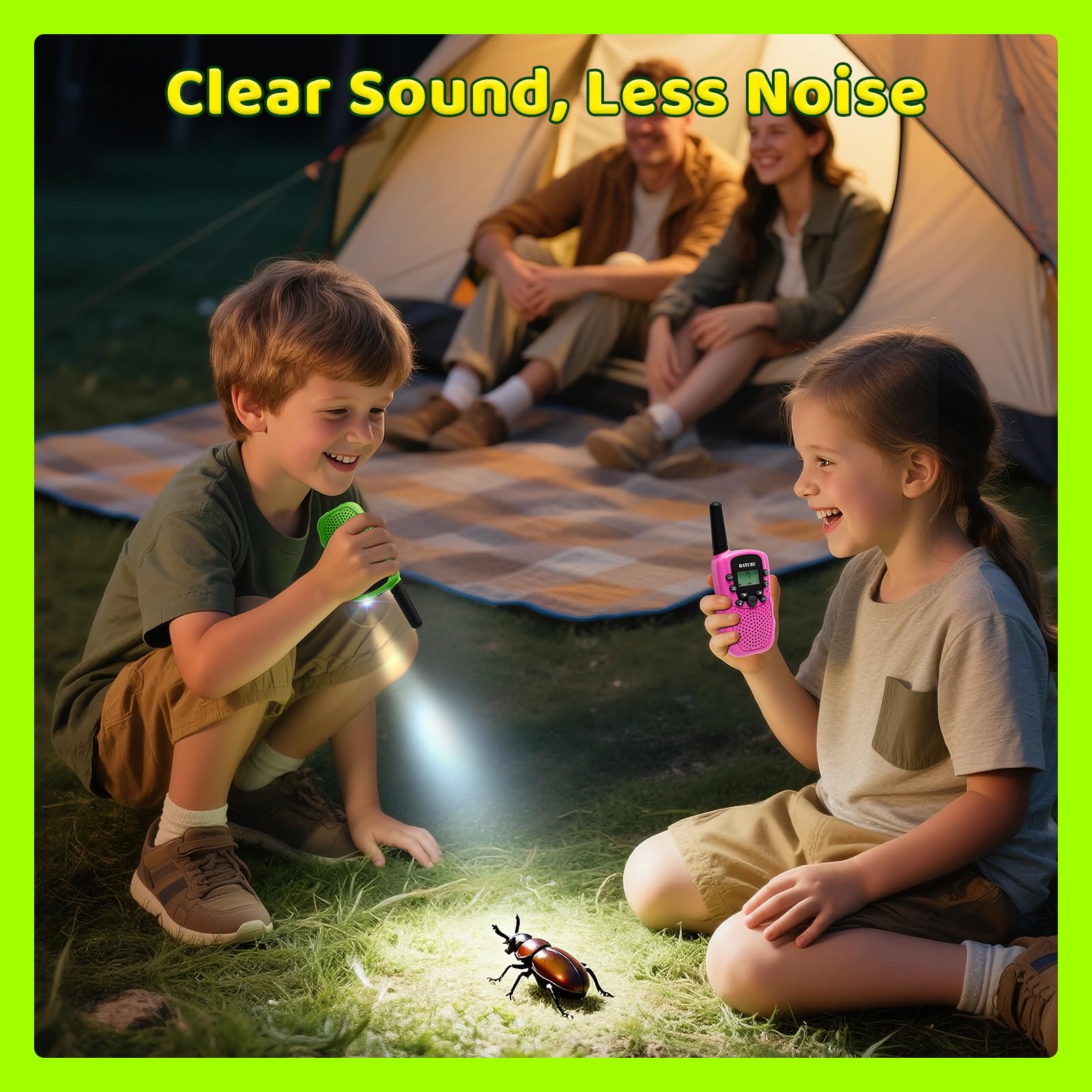 BATURU walkie talkies 22 channels VOX hands-free