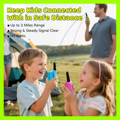 Three BATURU walkie talkies for kids 3-mile range outdoor use