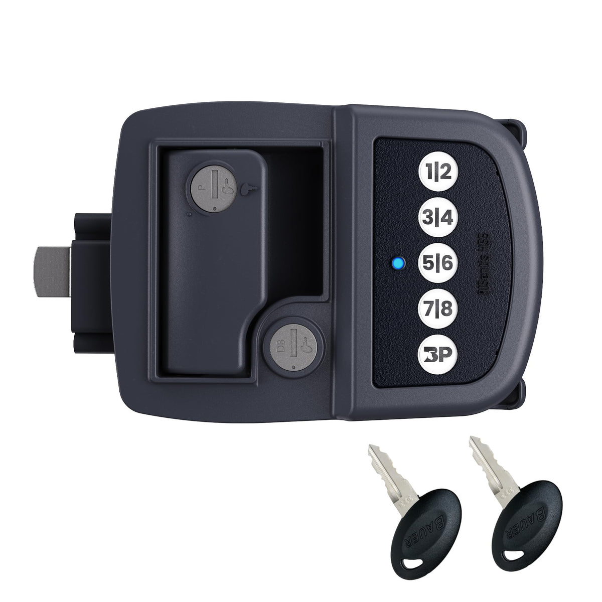 bauer-ne bluetooth keyless entry door lock with handle product image