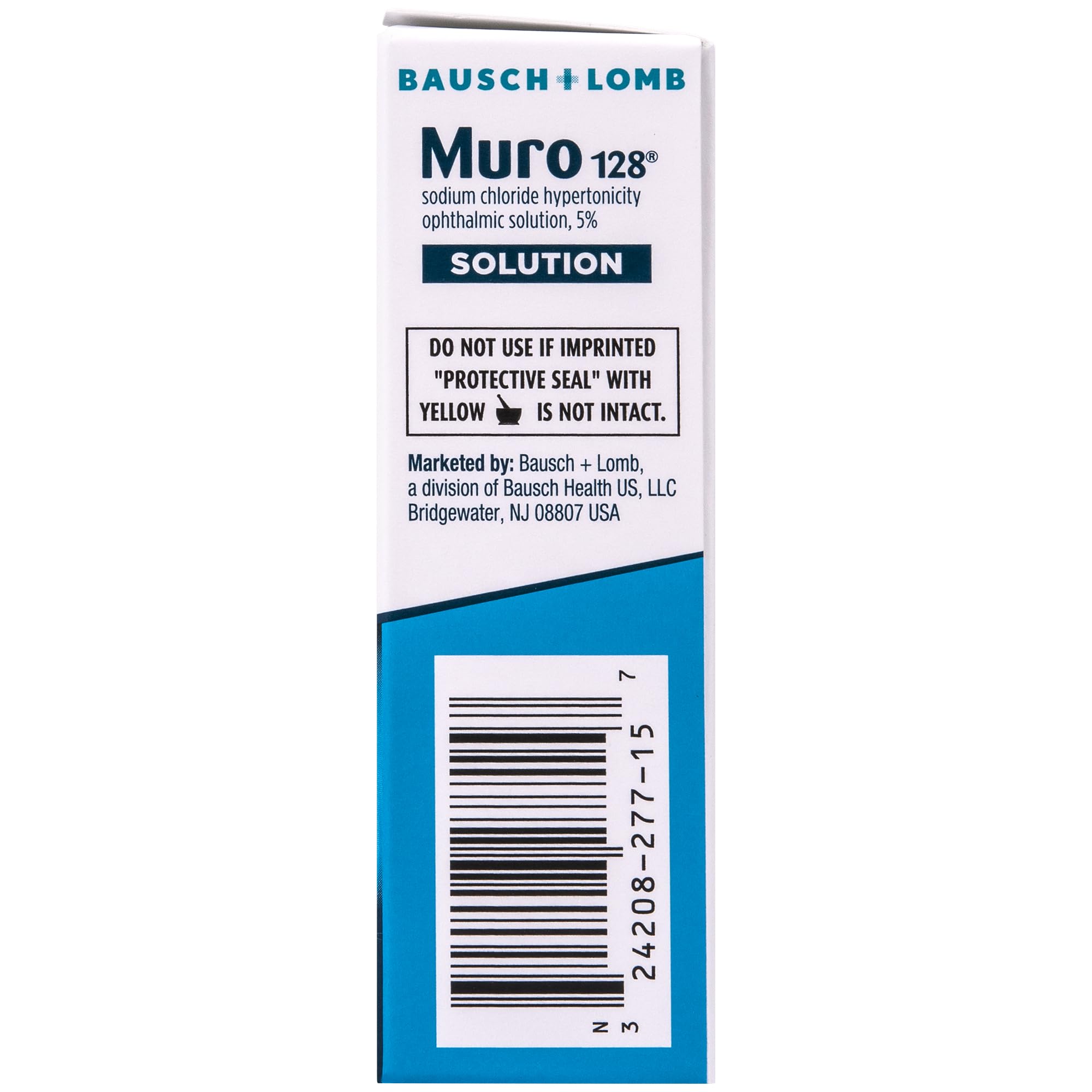 Bausch + Lomb Muro 128 eye drops 0.5 oz packaging