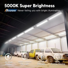 BBOUNDER 12Pack LED shop light set