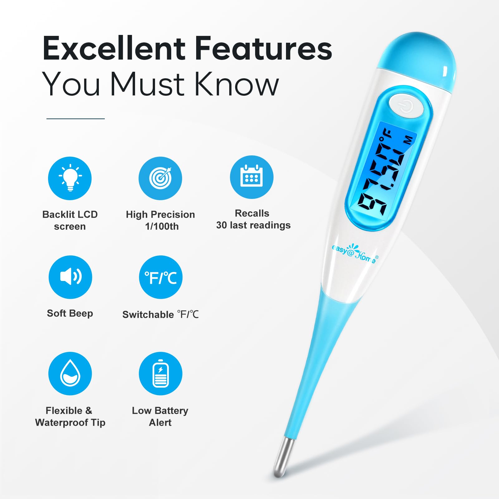 Not Bluetooth enabled but records basal temp to Premom App