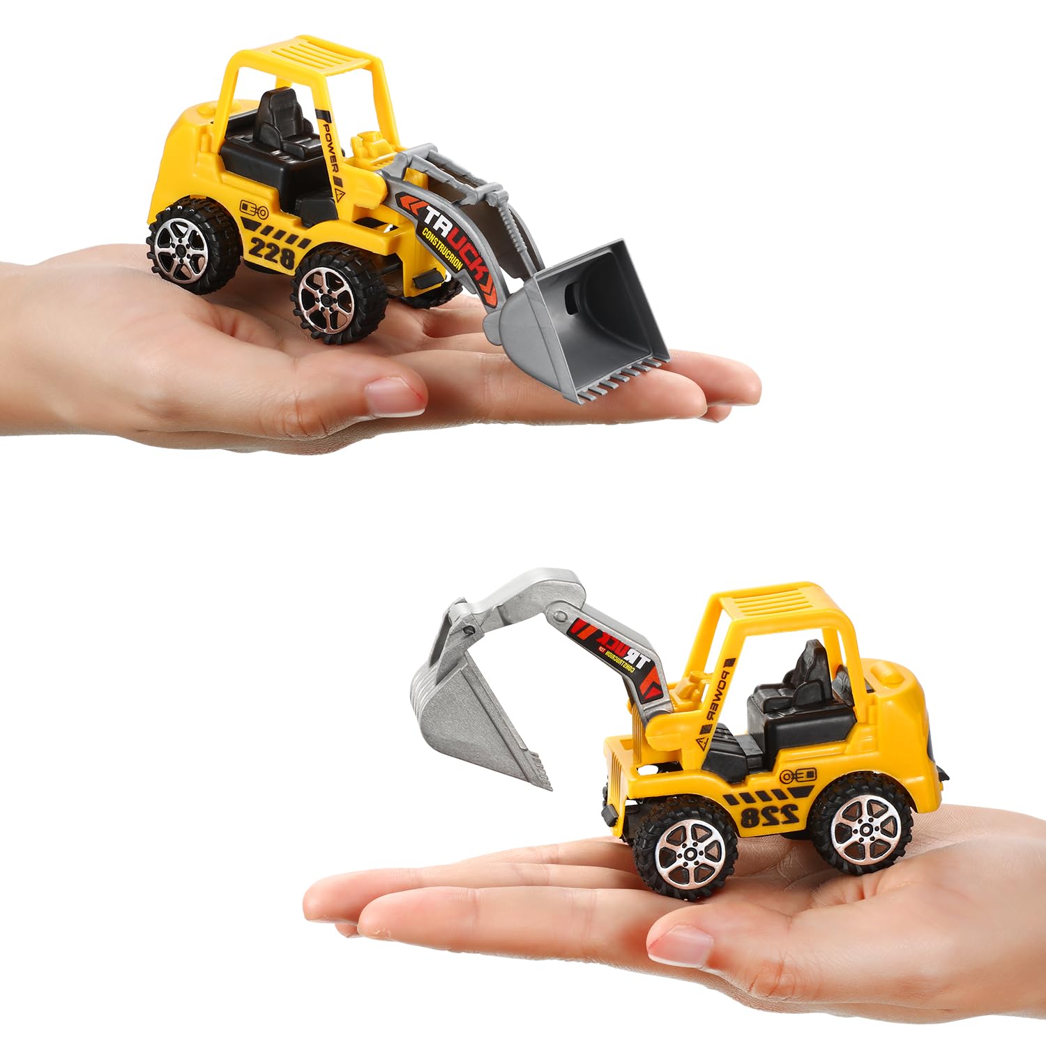 BBTO excavator decors for birthday cake toppers