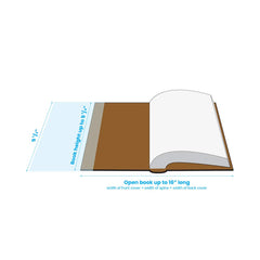 BC91H archival safe clear sleeve for books 9 1/2 tall 16 wide