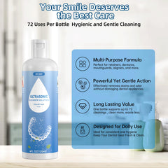 BCOM Retainer Cleaner Solution 4 oz packaging