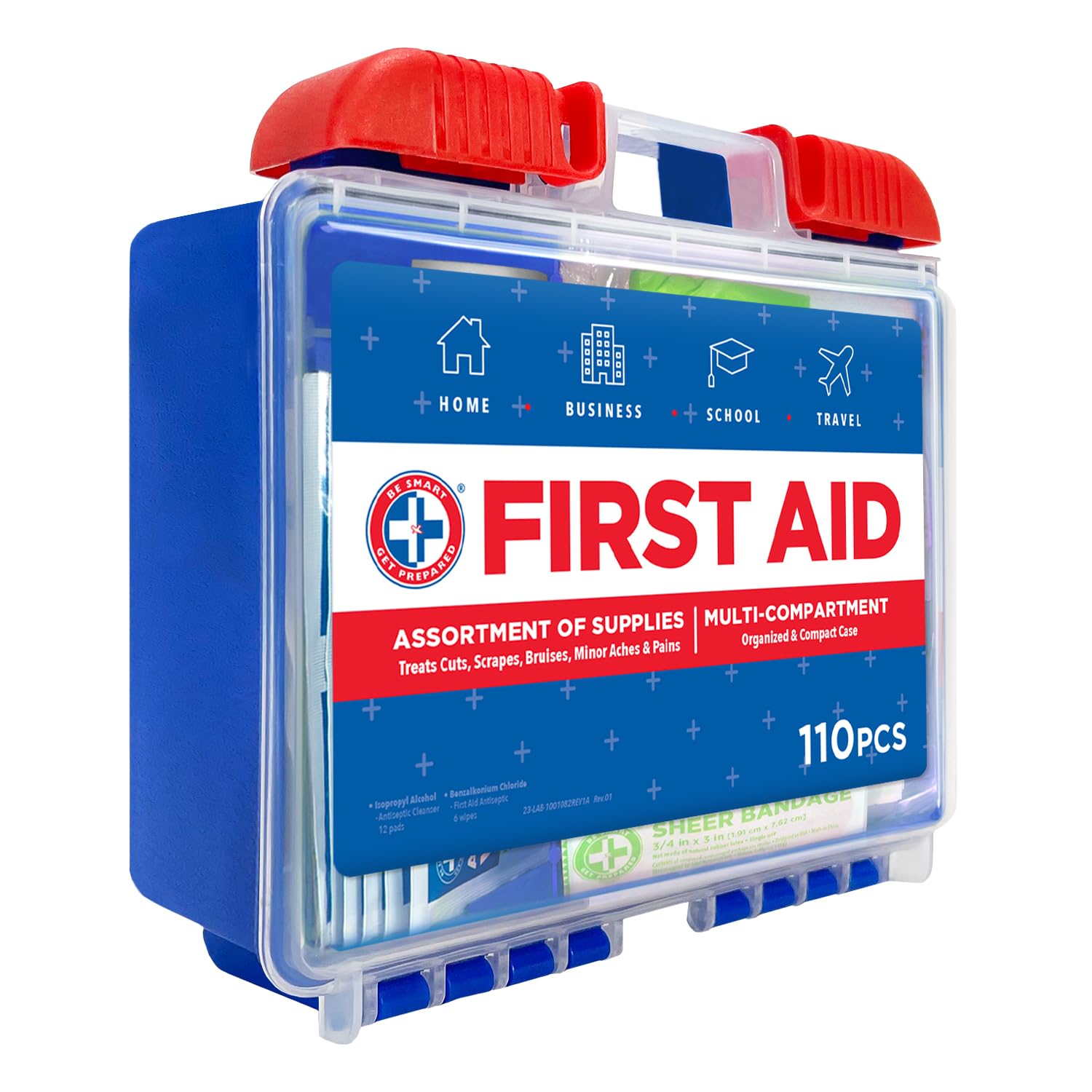 Dimensions 7.5in x 2.5in x 6.8in Be Smart Get Prepared