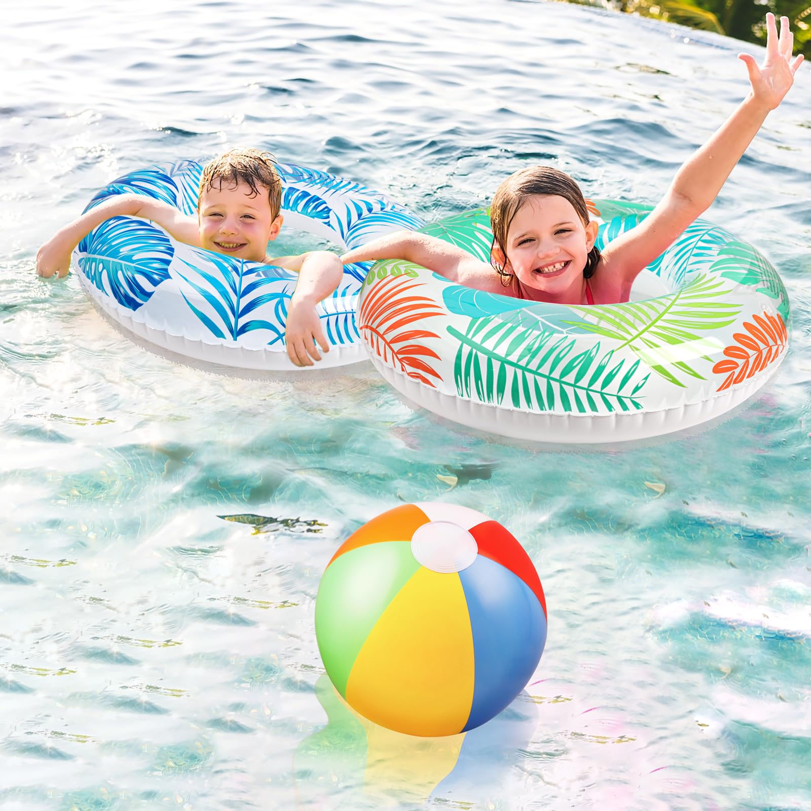Beach balls 13.5 inches included in the set