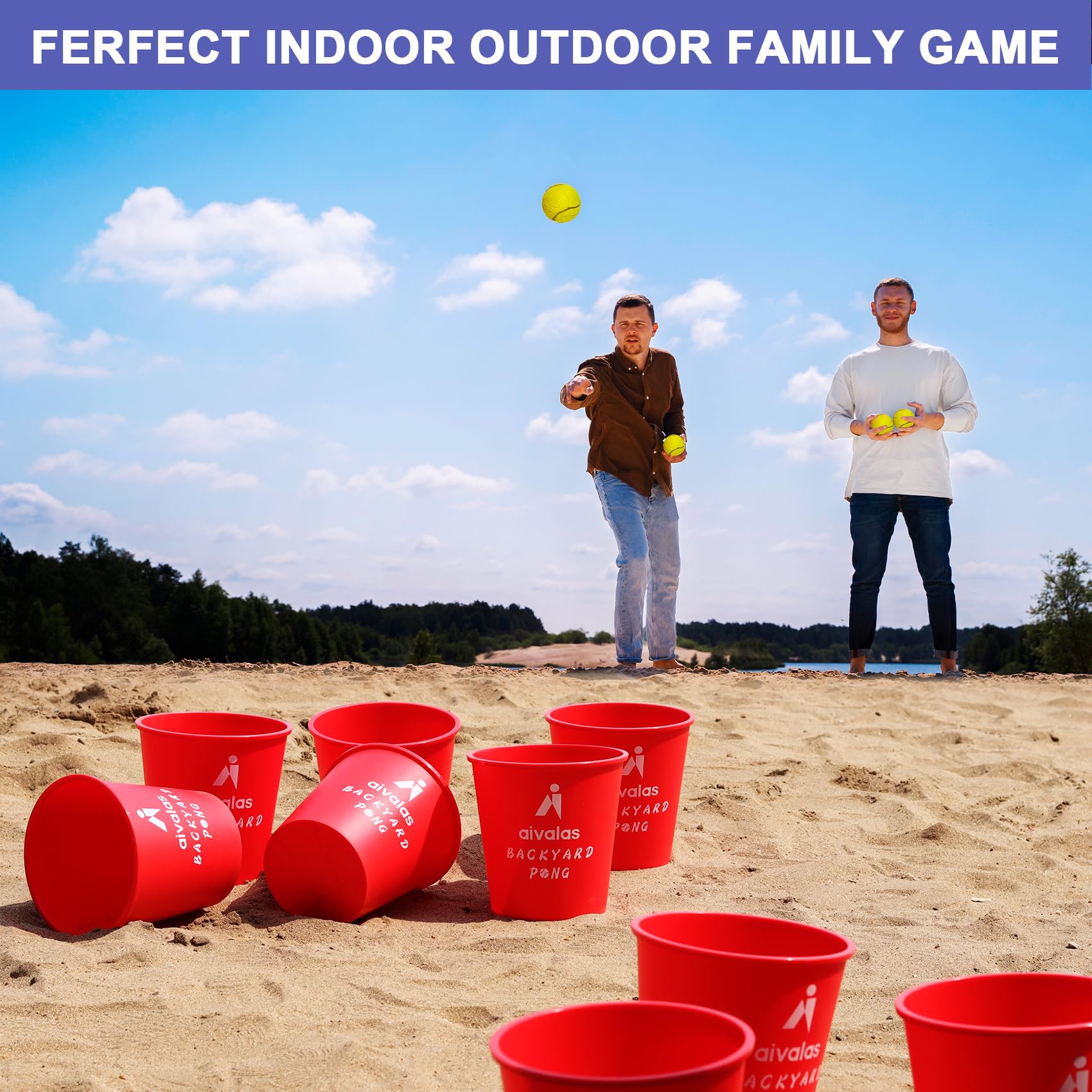 Two kinds of balls for different surfaces indoors outdoors