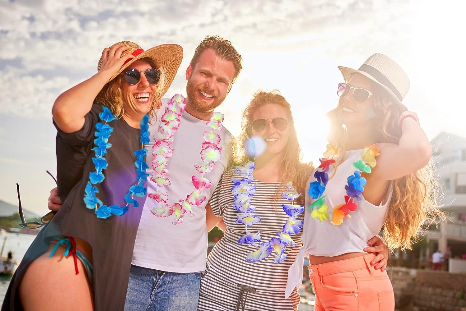 Hawaiian leis suitable for adults and kids