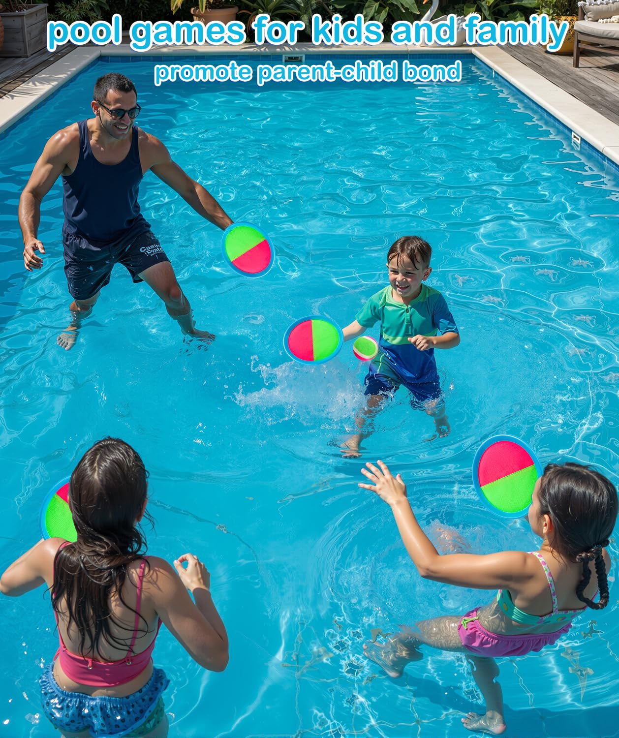 Beach pool yard camping use toss and catch game