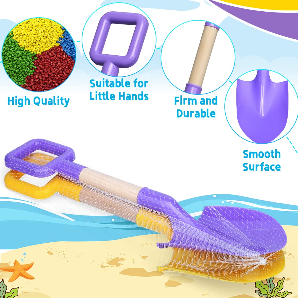 Beach sand shovels for kids with rounded edges