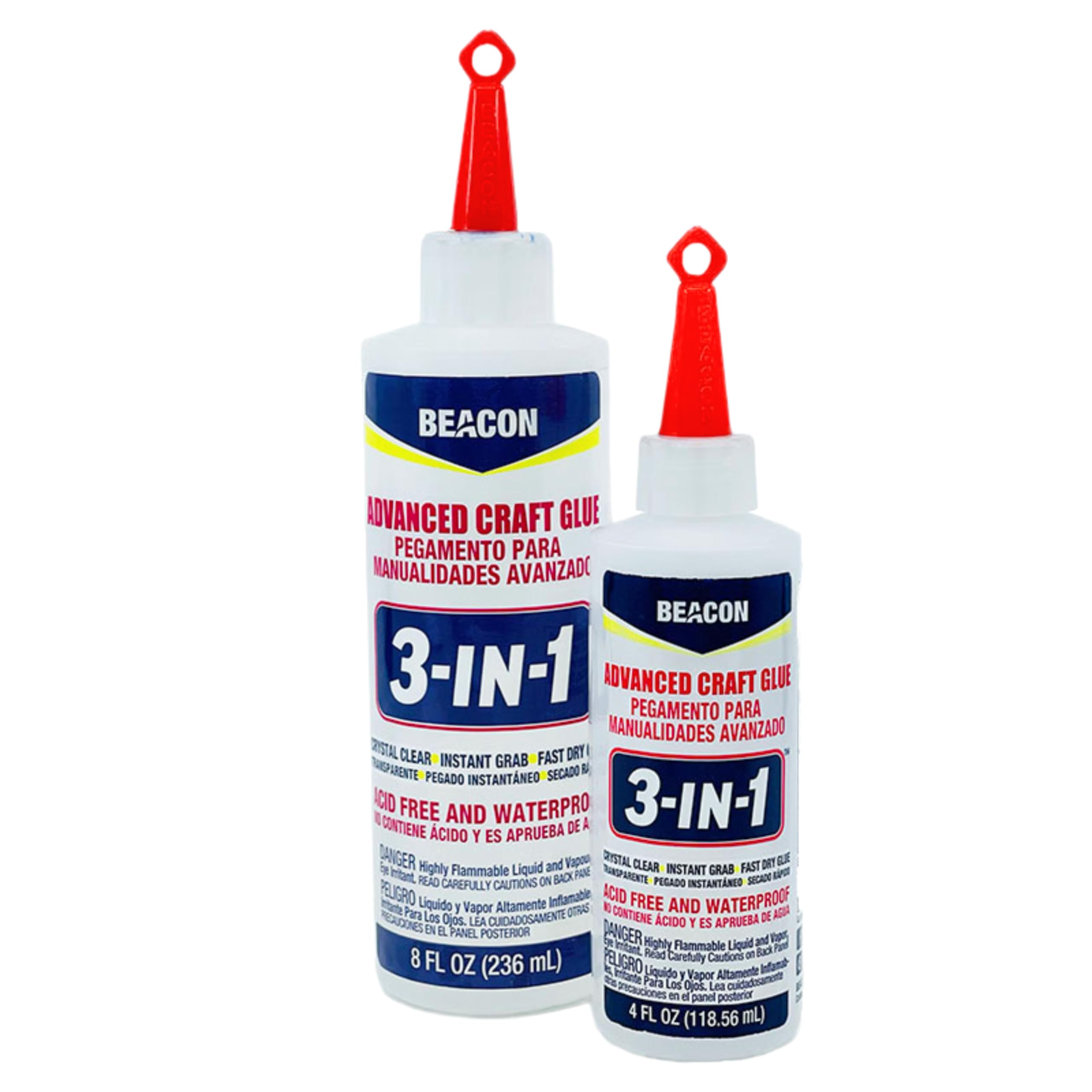 Crystal clear Beacon craft glue 4 oz bottle