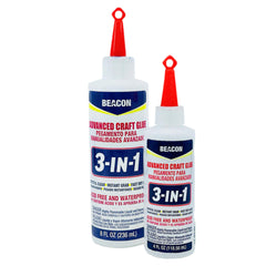 Crystal clear Beacon craft glue 4 oz bottle