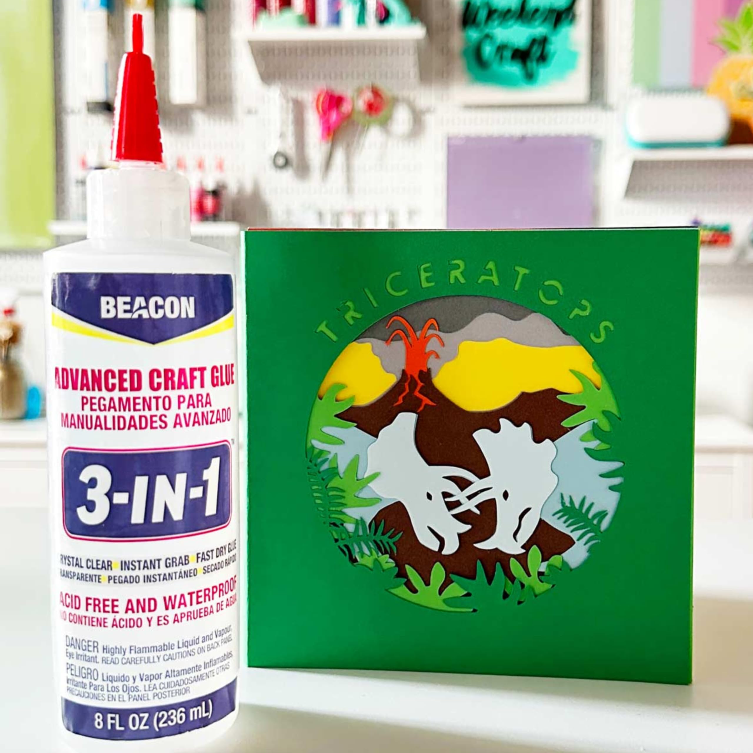 Multipurpose Beacon adhesive for wood fabrics ceramics and beads