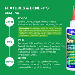 Beacon Gem-Tac rhinestone glue for fabrics