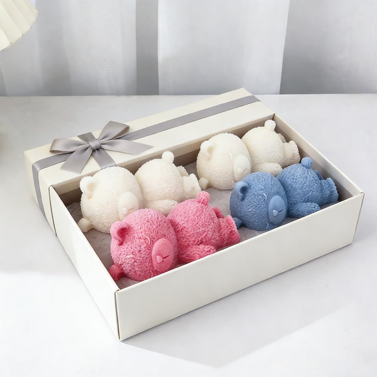 Bear cake decorating silicone mold for desserts