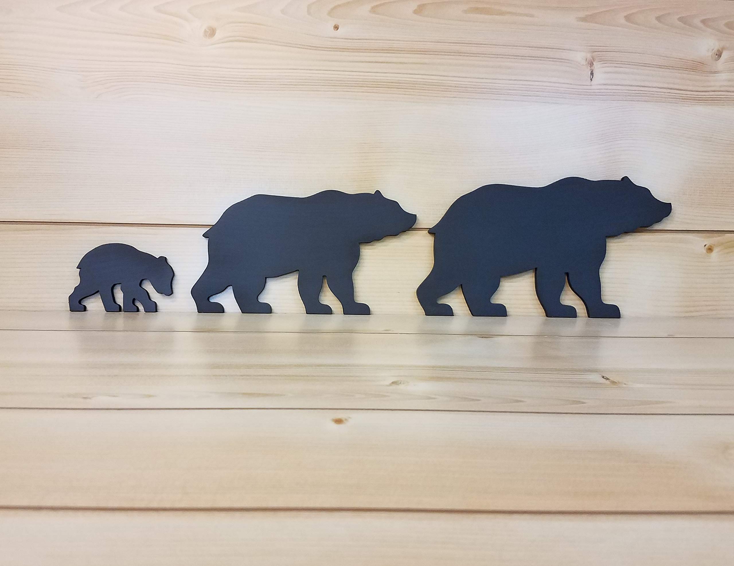 Bear family set display above a door or window frame idea