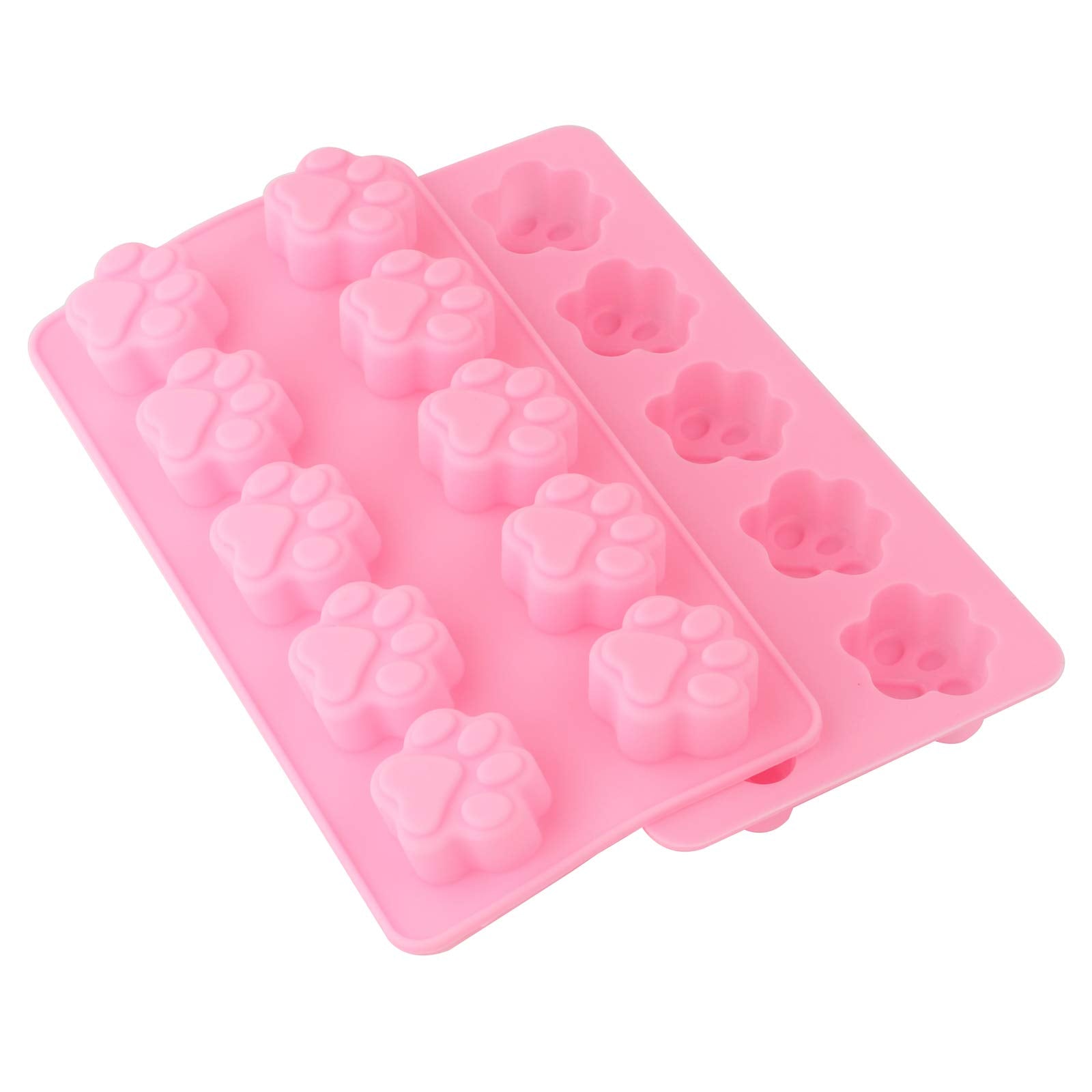 Mold size 8.6 x 4.3 x 0.6 inches and cavity 1.4 x 1.15 x 0.6 inches