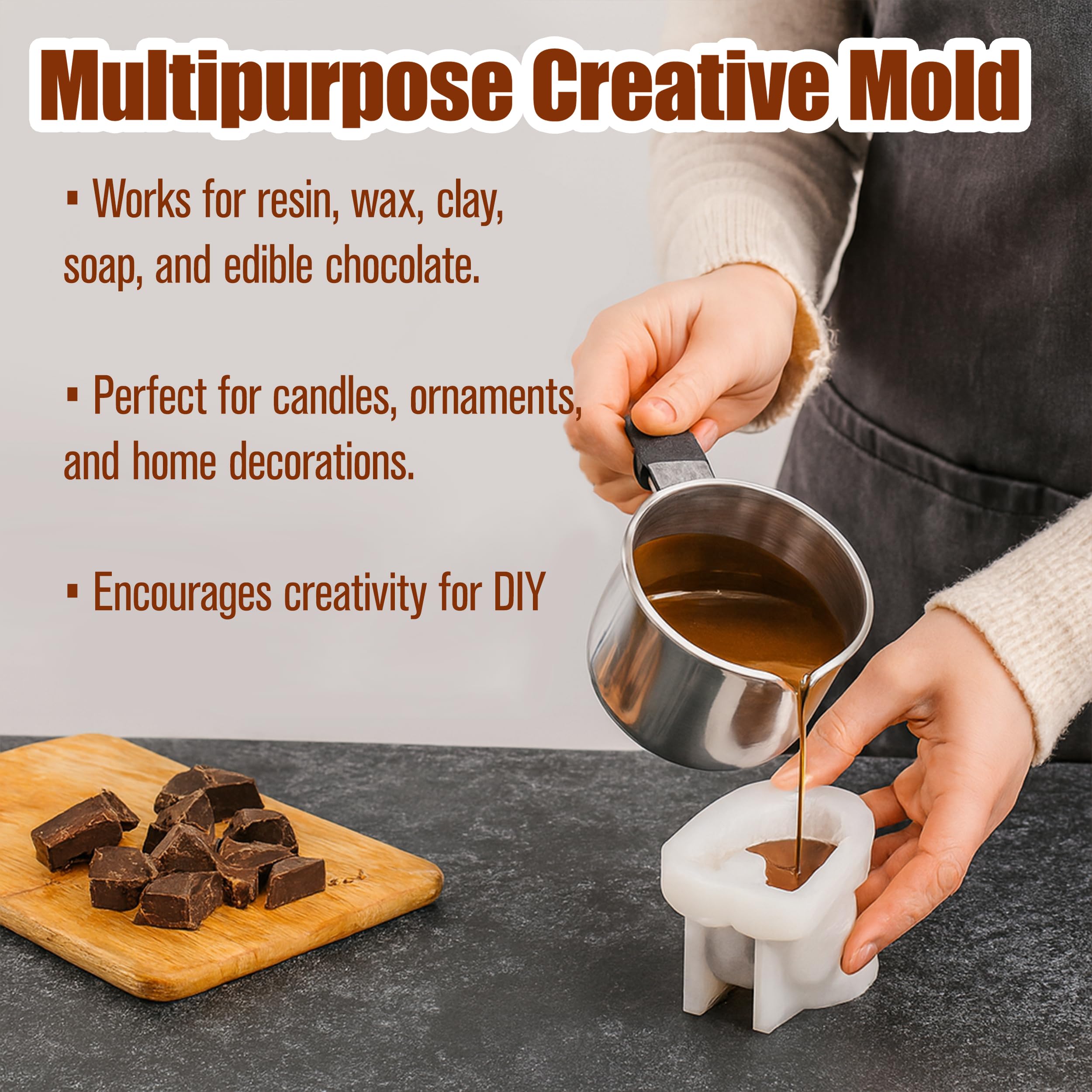 Food grade silicone bear molds safe and reusable