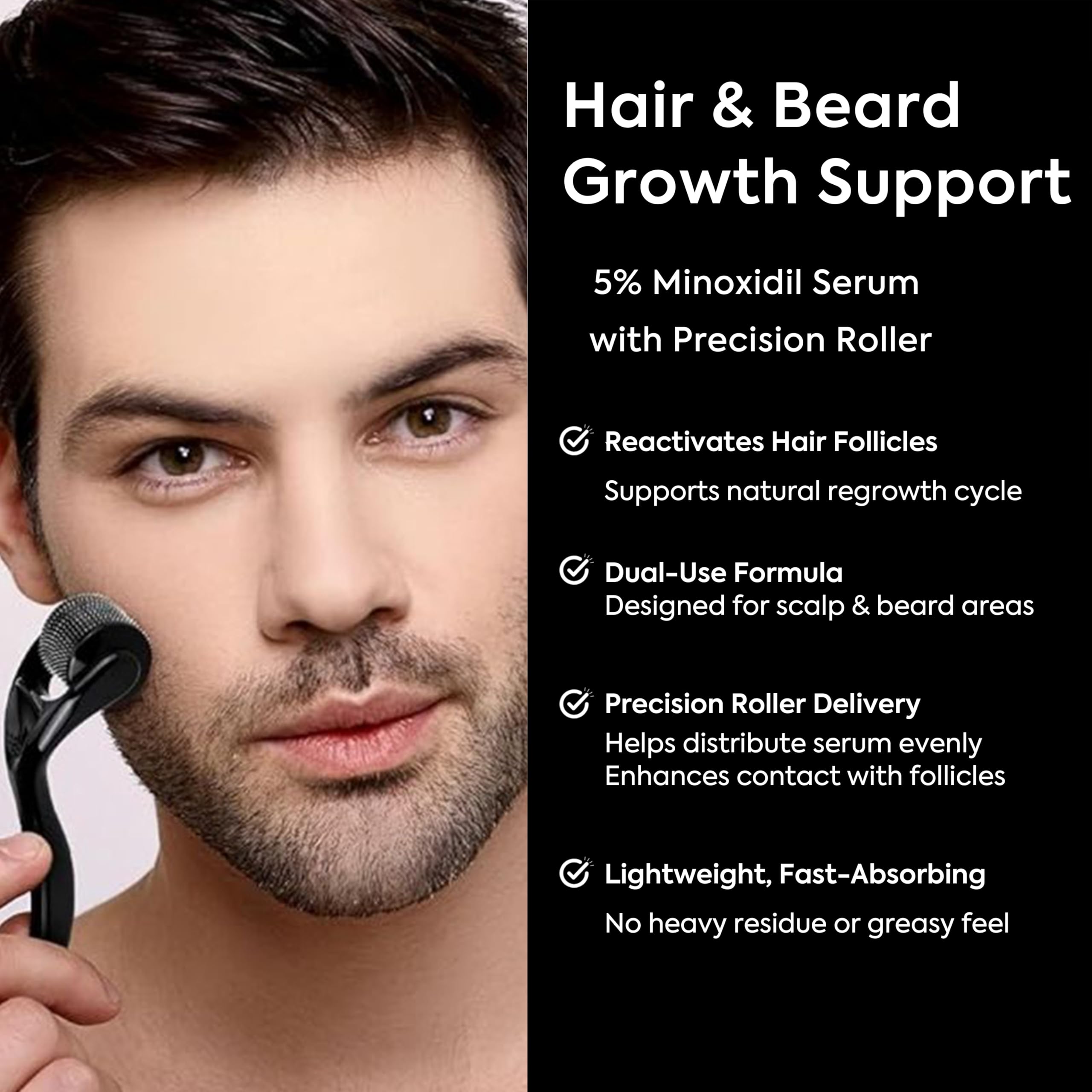 Minoxidil foam for receding hairline product image