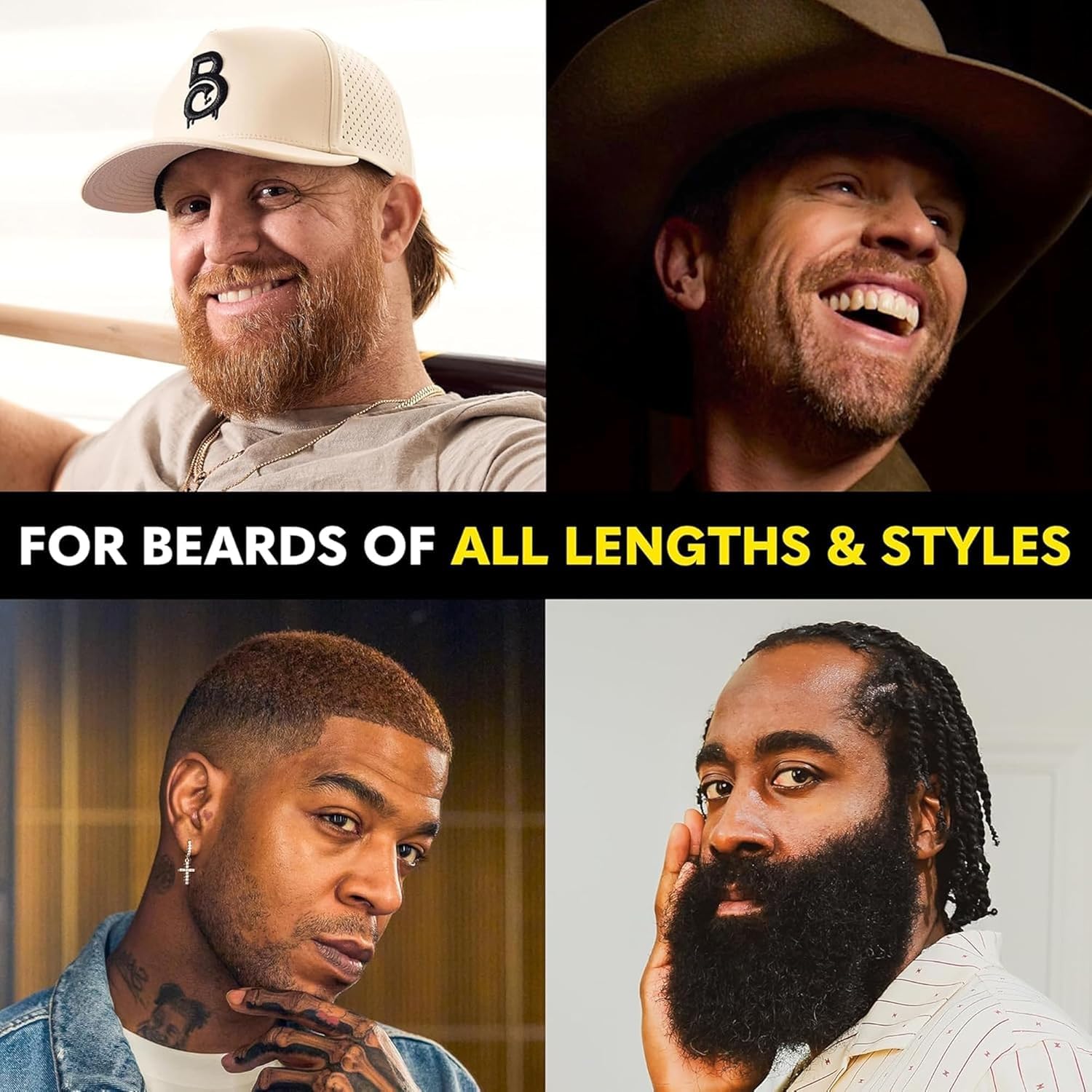 Gift-ready beard care set by The Beard Club display
