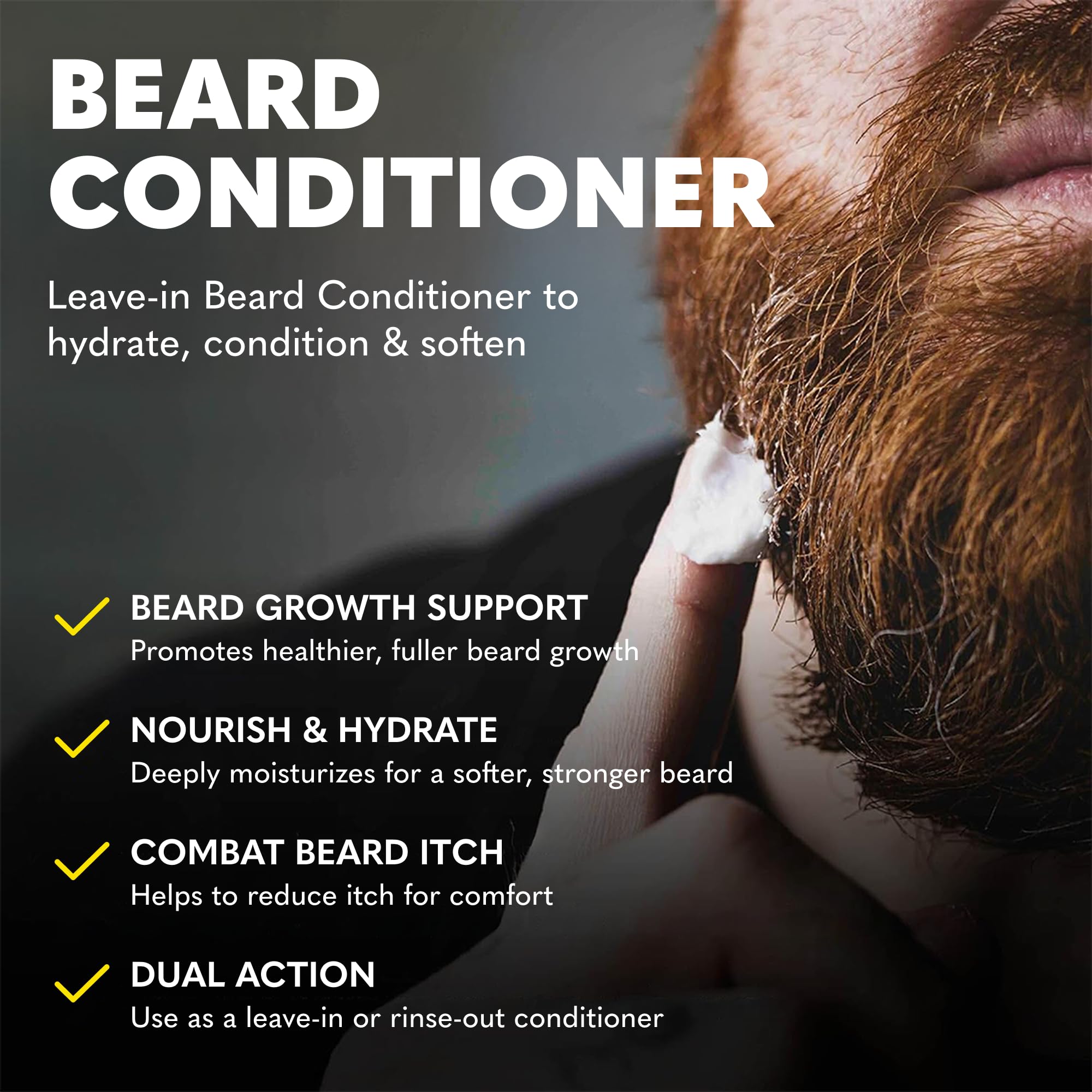 Beard care kit by The Beard Club with wash and leave-in conditioner