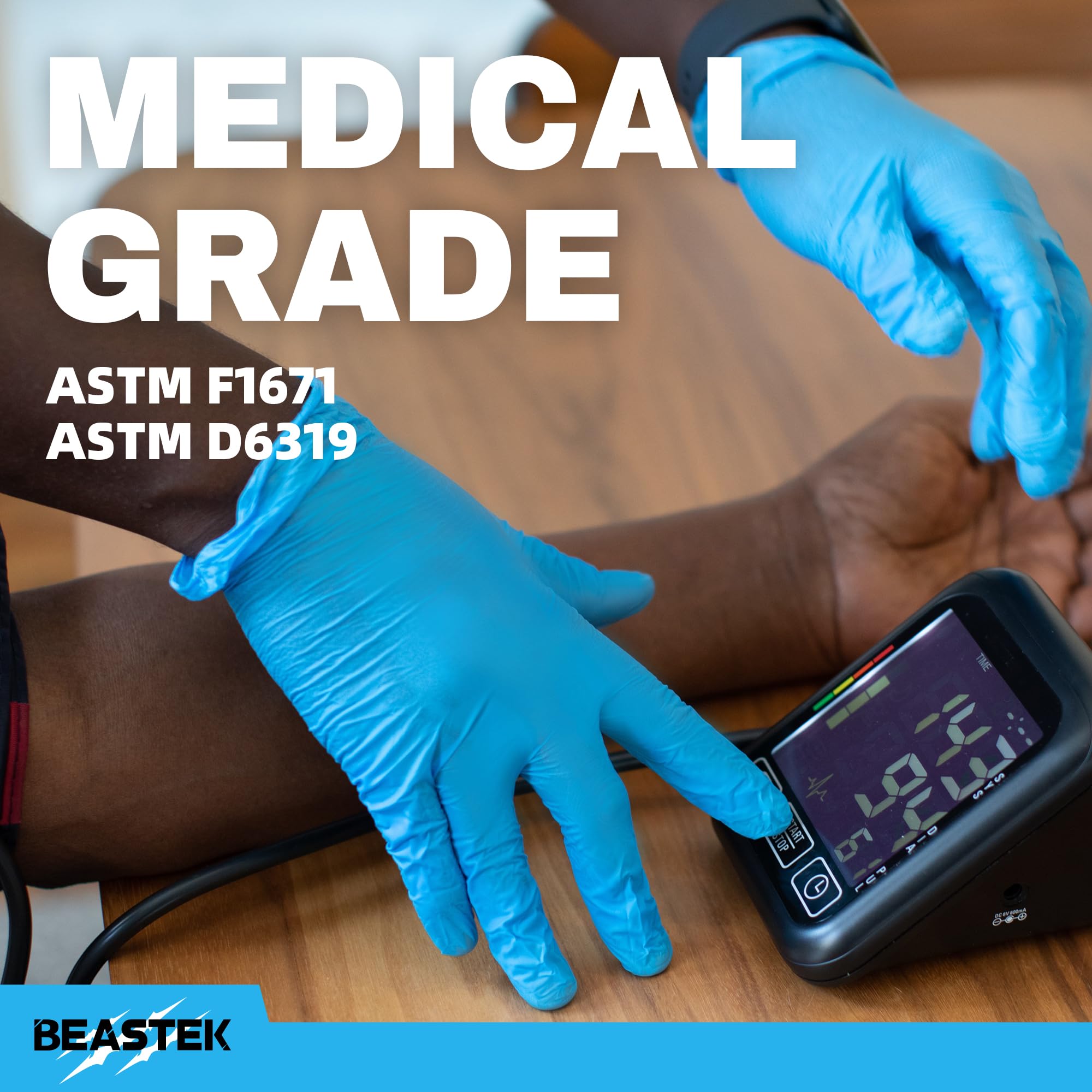 Beastek food-safe nitrile gloves disposable medical