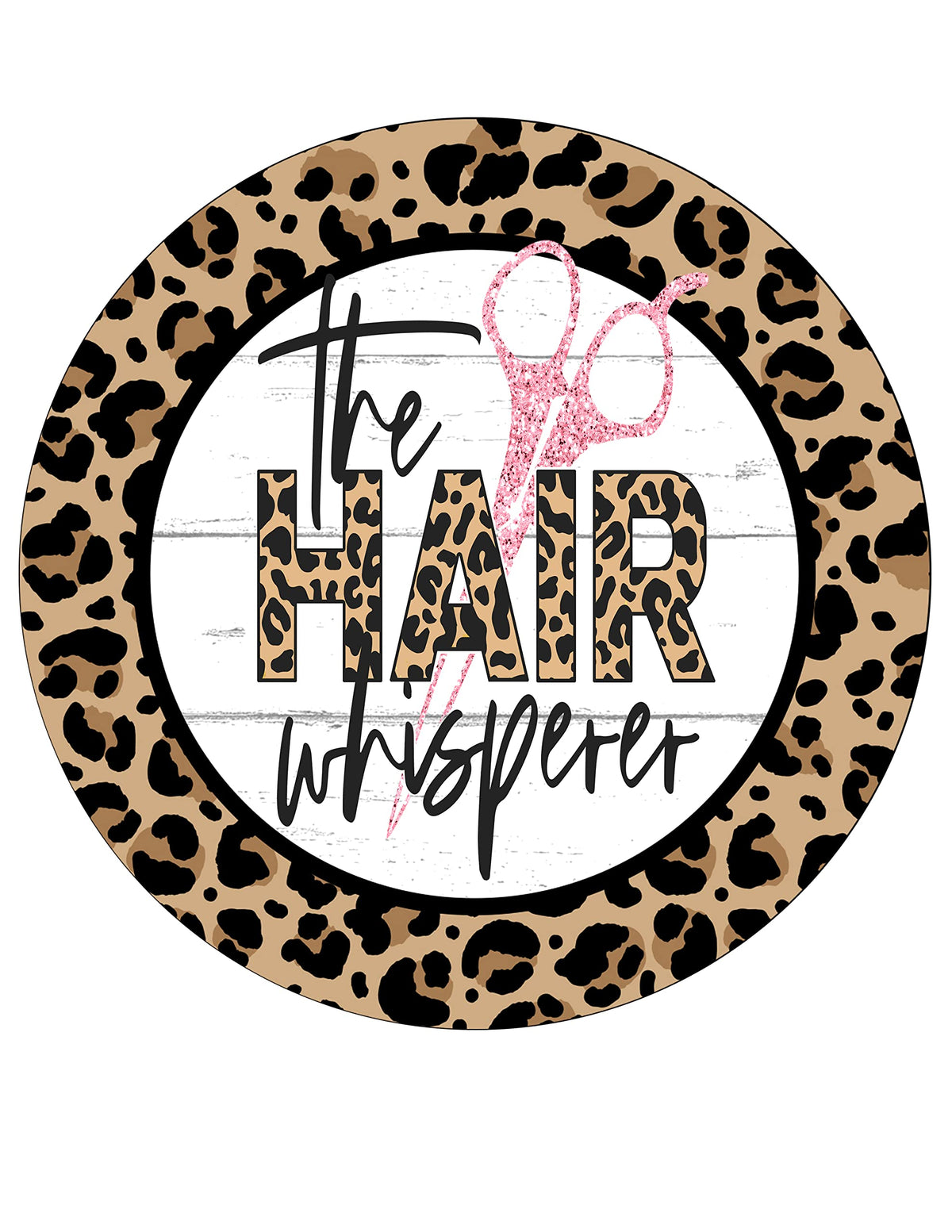 Beauty Shop Wreath Sign for front door decor