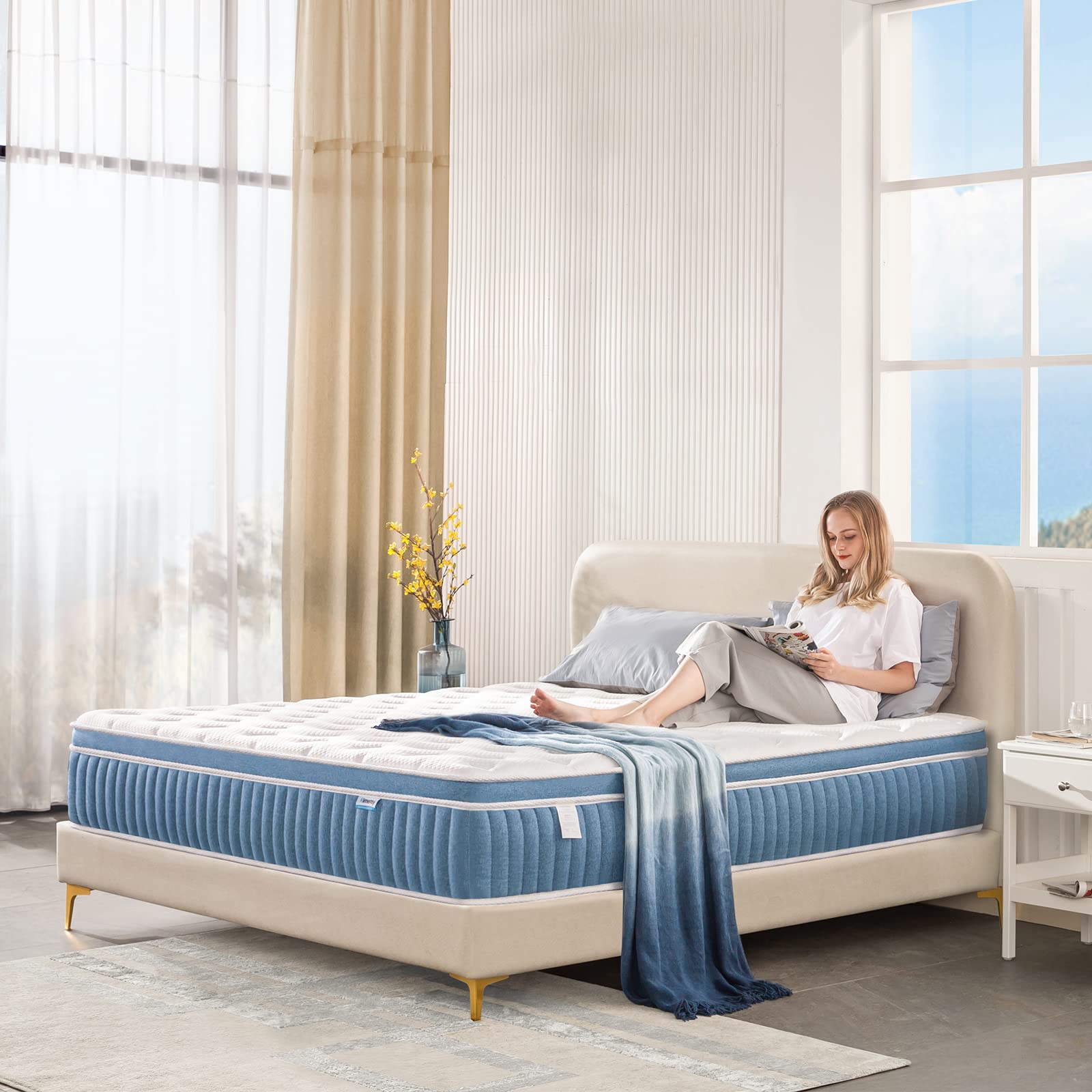 Bed frame compatibility up to 700 lbs