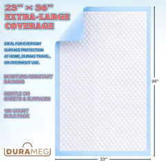 Chux pads disposable 23x36 150 count