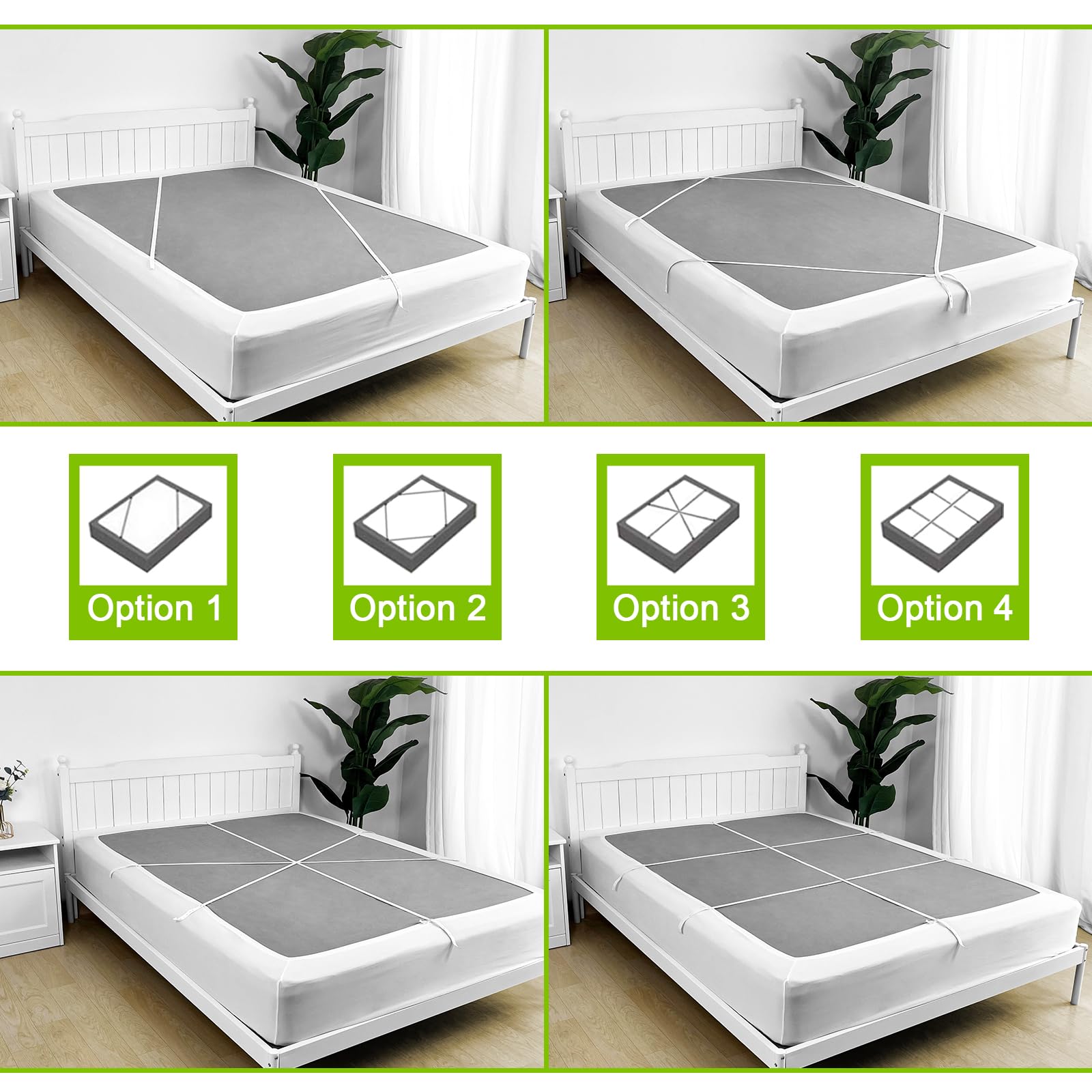 Bedecor dust protection box spring cover