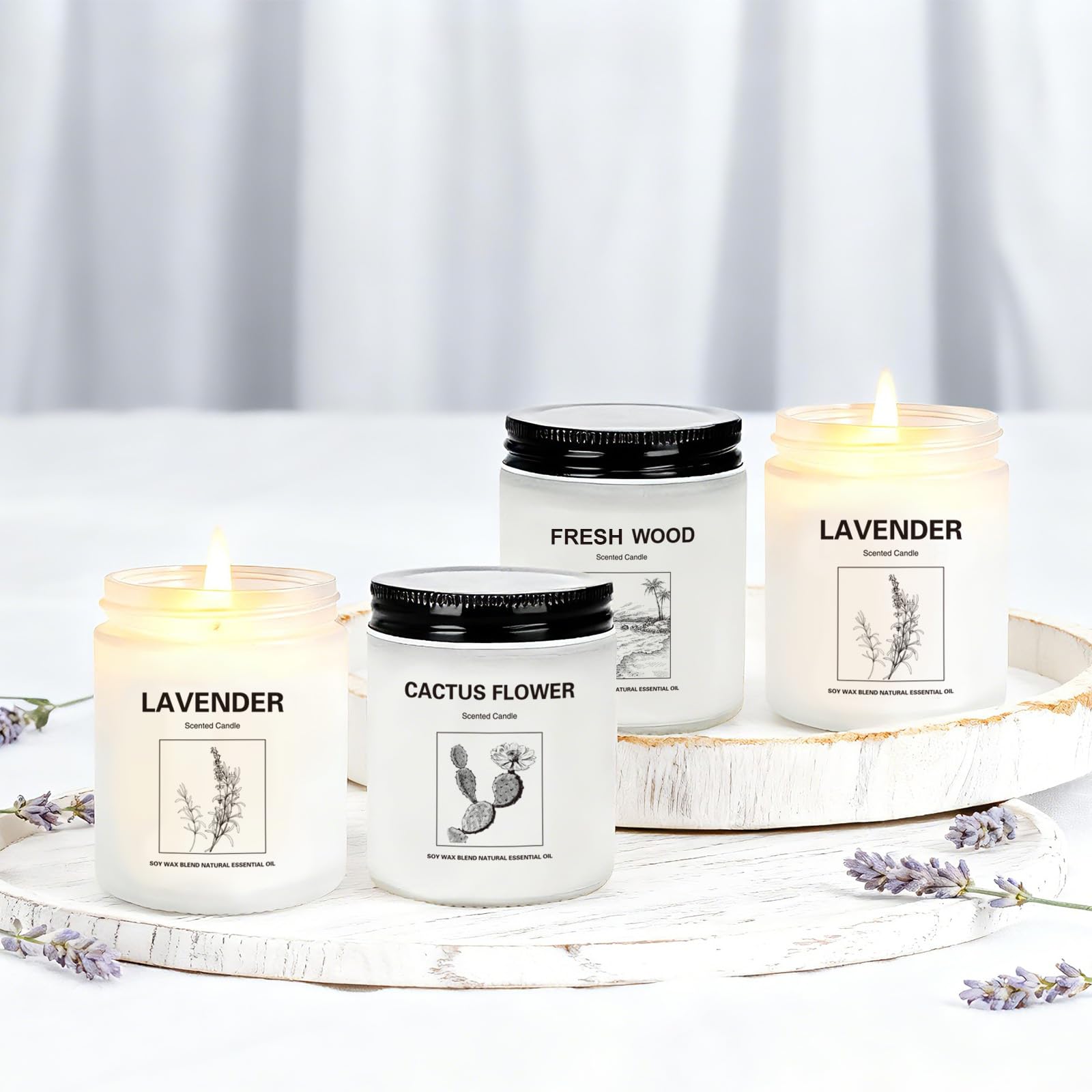 Bedroom bathroom office candle for relaxing spaces