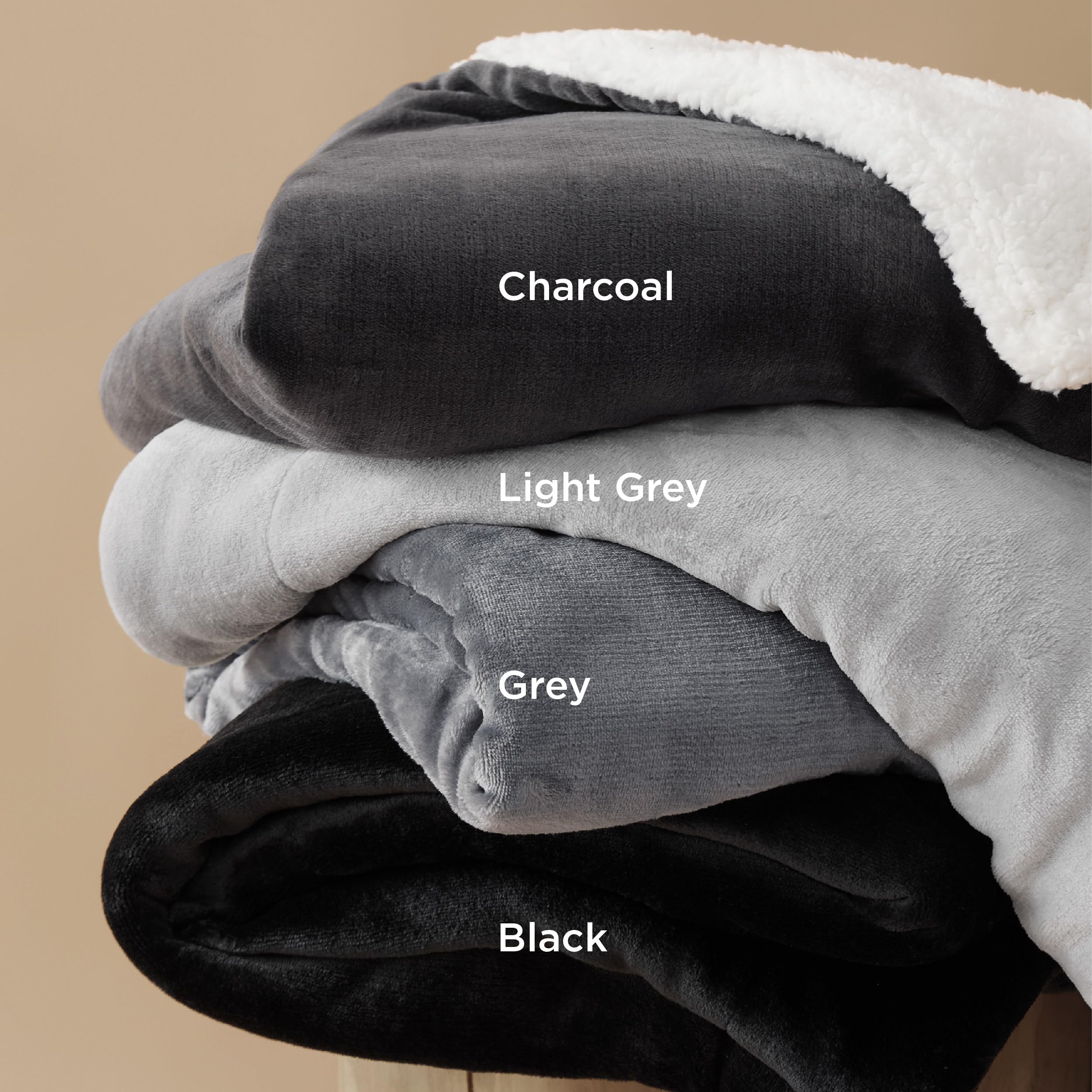 Bedsure gentleSoft sherpa fleece blanket 50x60