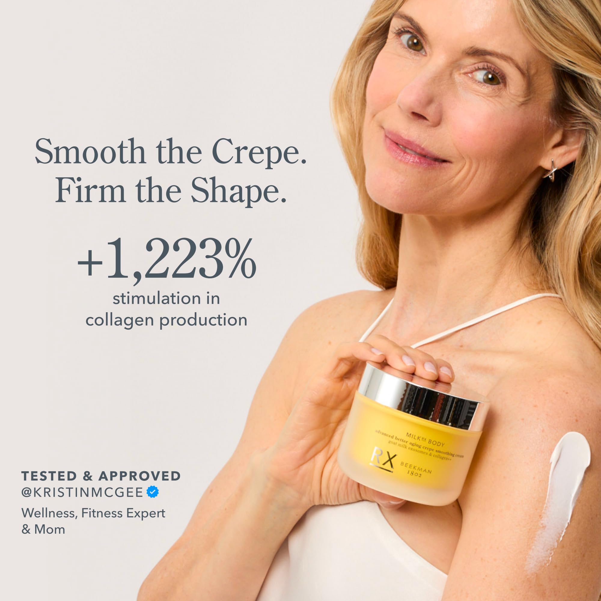 Collagen++ for firming and smoothing crepey skin