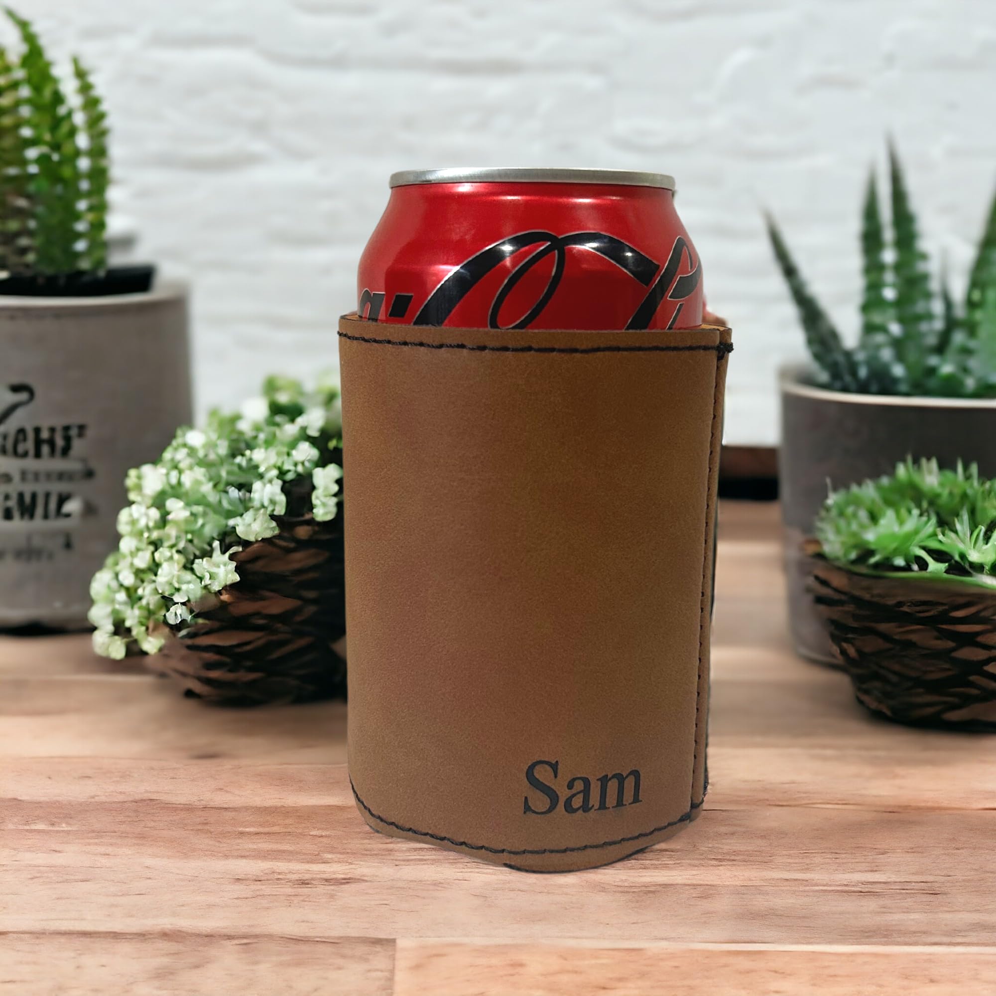 Rawhide bottle holder can cooler graphic