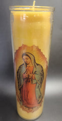 Beeswax devotional candle USA made with cotton wick