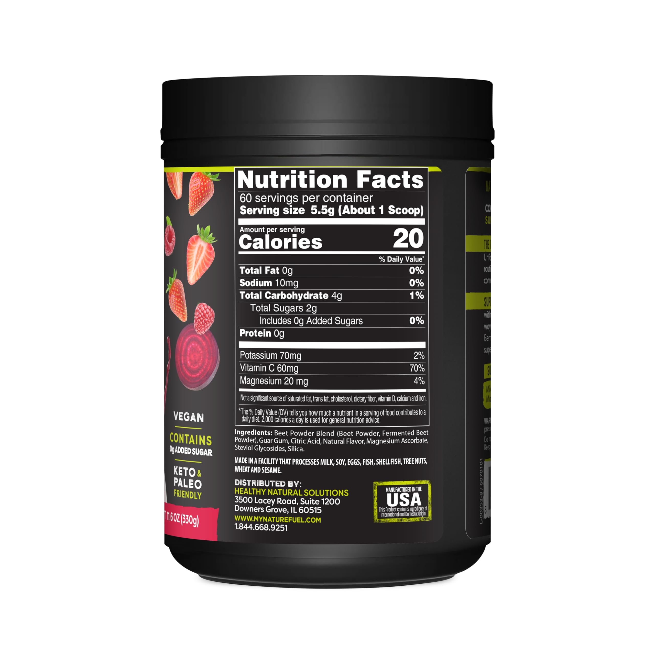 6 whole beets concentrated Power Beets Powder SlimFast