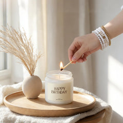 Beige headband included in gift set