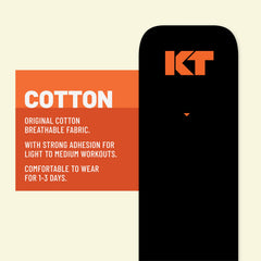 Beige KT Tape Original Cotton athletic tape on roll