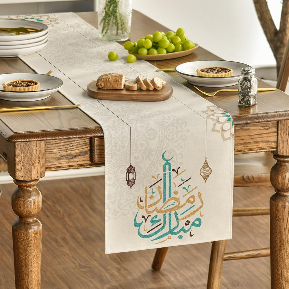 Artoid Mode floral table runner 13x72 for kitchen décor
